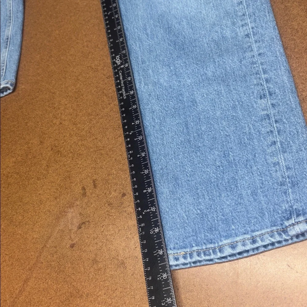 Old Navy Mid-Rise The Slouchy Straight Leg Button Fly Jeans 31x29